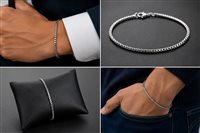 Bracciale Vidali Gioielli Uomo in Acciaio BRAC-1-34 - BRAC-1-34